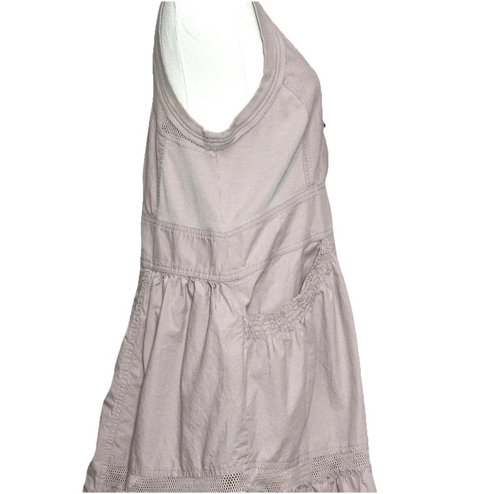 Daily Practice Trek Utility Dusty Purple Cotton Racerback Mesh Mini Dress Small - Picture 6 of 12